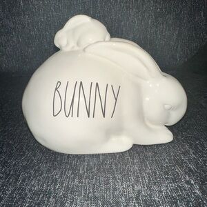 Rae Dunn Artisan Collection by Magenta Easter Bunny Cream White Rabbit Porcelain